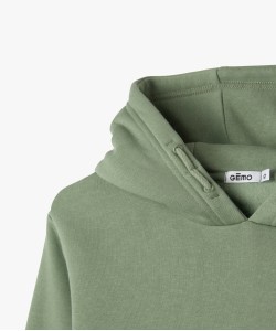 Sweat molletonné à capuche garçon[MISSING]